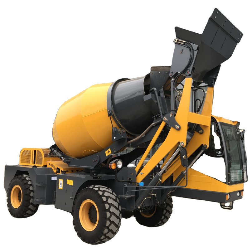 Самозагружающийся бетоносмеситель