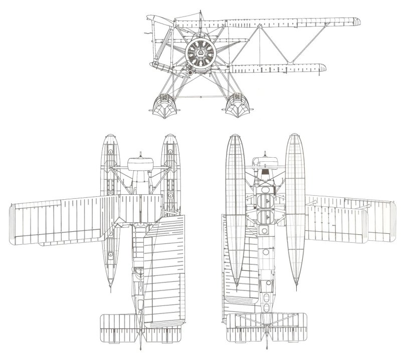 Blackburn Skua чертежи