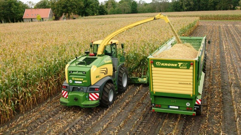 Кормоуборочный комбайн Krone big x