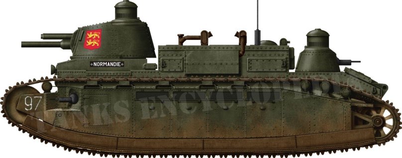 Танк FCM Char 2c Франция
