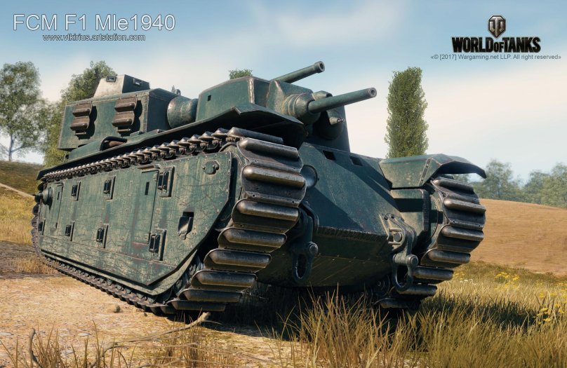 Французский танк FCM f1