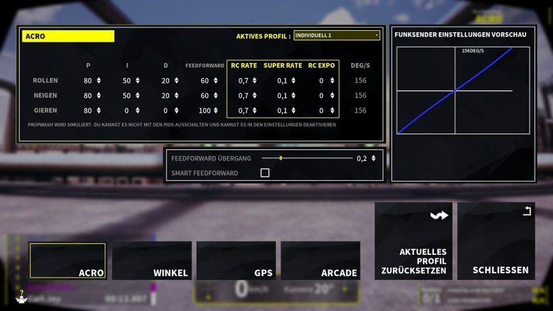 DCL симулятор FPV