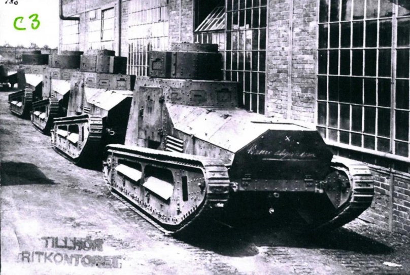 Первые танки Швеции