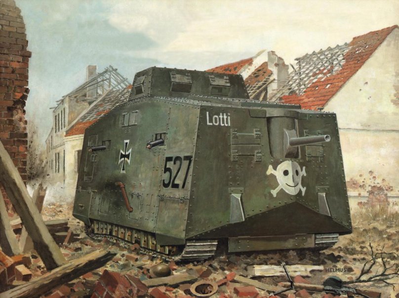 Танк первой мировой a7v