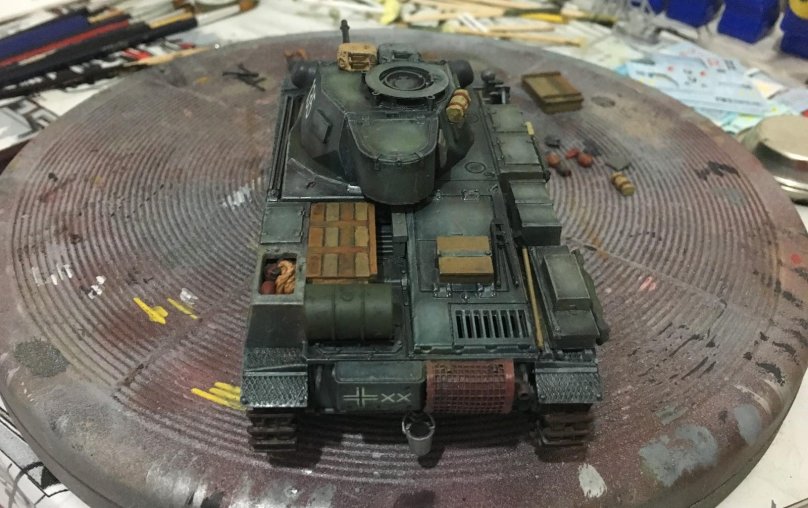 PZ. Kampfwagen t38 интерьер башни