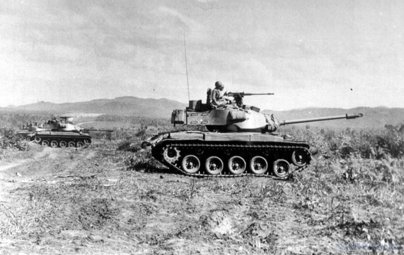 M41 Walker Bulldog во Вьетнаме