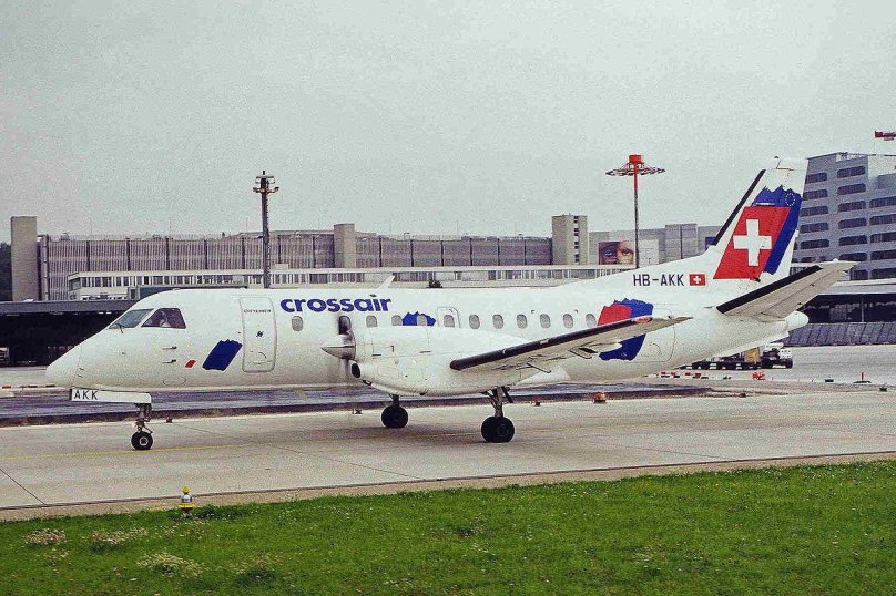 Saab 340 под Цюрихом