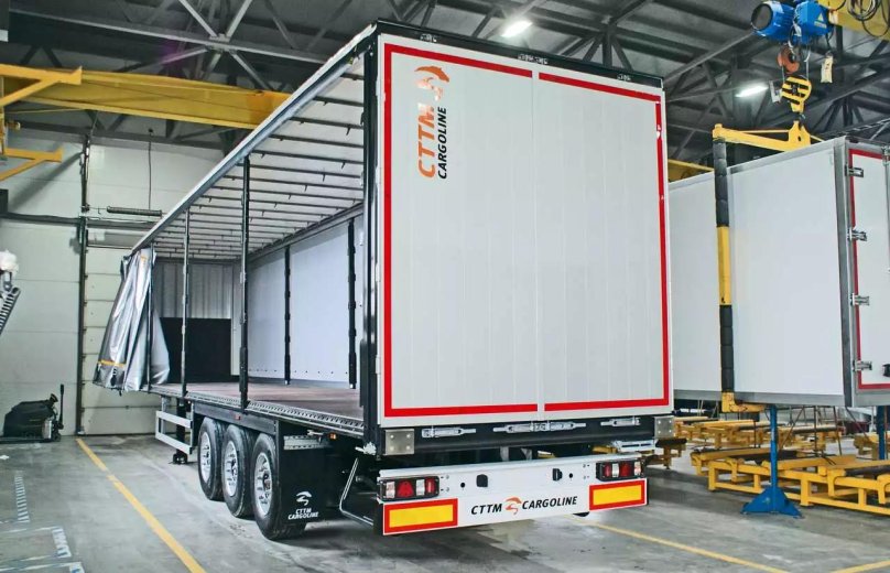 ЦТТМ шторный полуприцеп