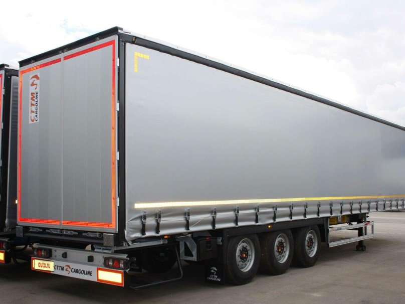 ЦТТМ шторный полуприцеп
