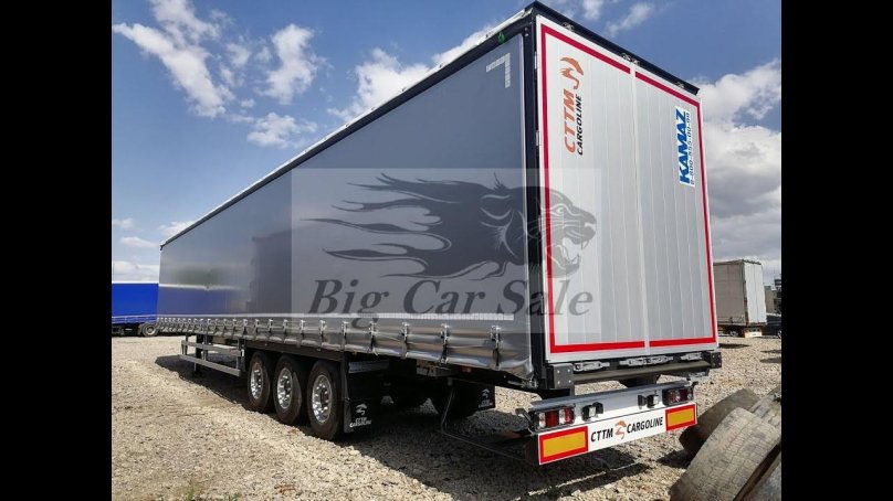ЦТТМ шторный полуприцеп