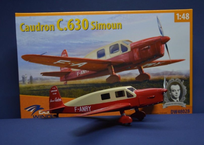 Самолёт Caudron c.630 Simoun модель для сборки