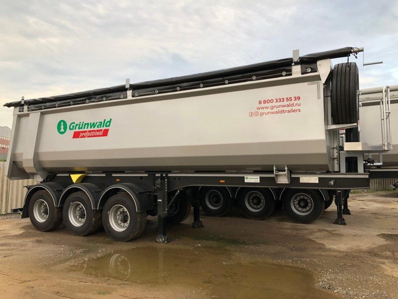 Самосвальный полуприцеп Грюнвальд 31 куб