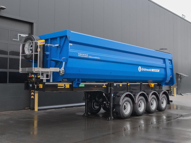 Полуприцеп самосвальный Грюнвальд 38