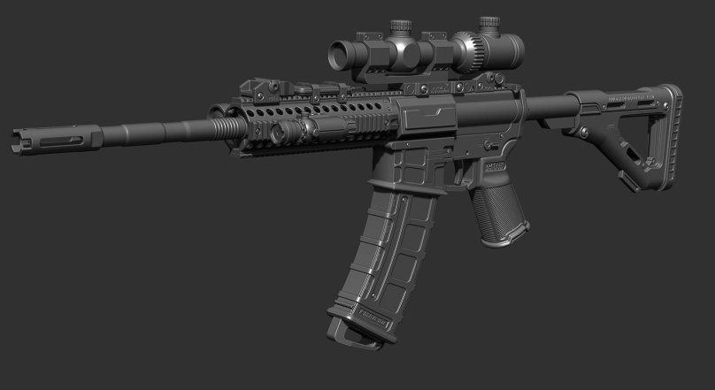 Semi Automatic Rifle Rust