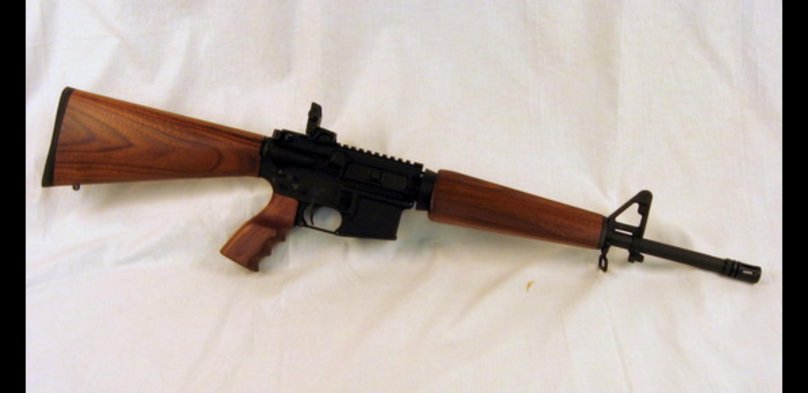 Wooden ar-15