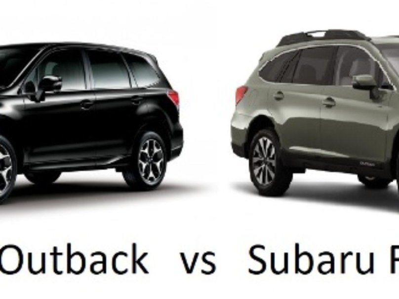 Subaru Forester vs Outback 2017