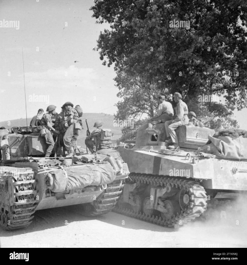 Британские танки в Италии