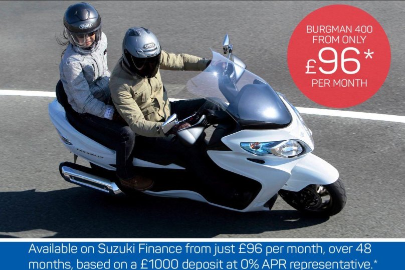 Suzuki Skywave 400 в обвесе