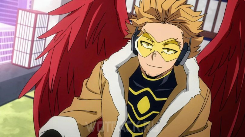 Аниме геройская Академия ястреб