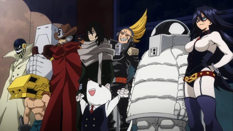 Аниме геройская Академия учитель