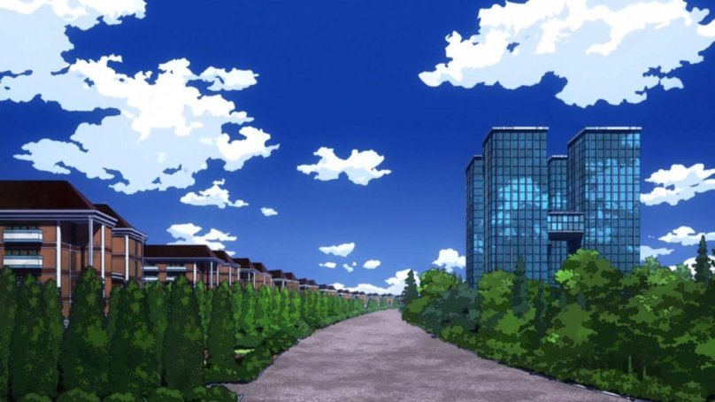 Фон аниме моя геройская Академия