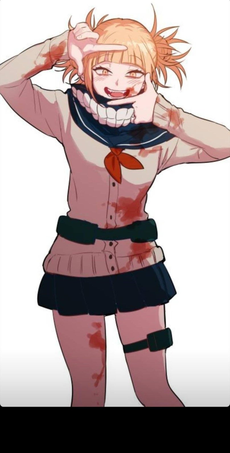 Аниме геройская Академия тога