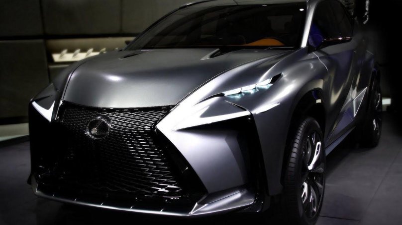 Лексус NX матовая черная