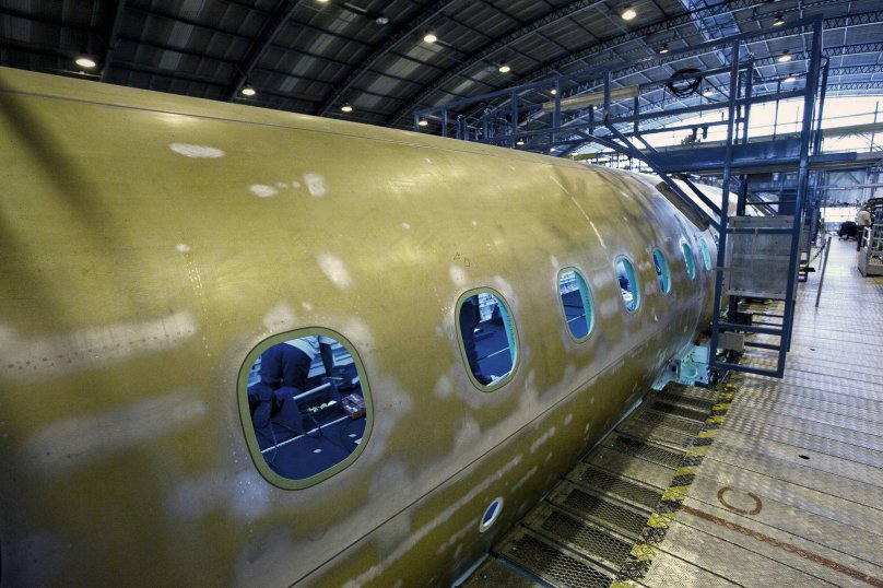 АН 124 грузовой отсек