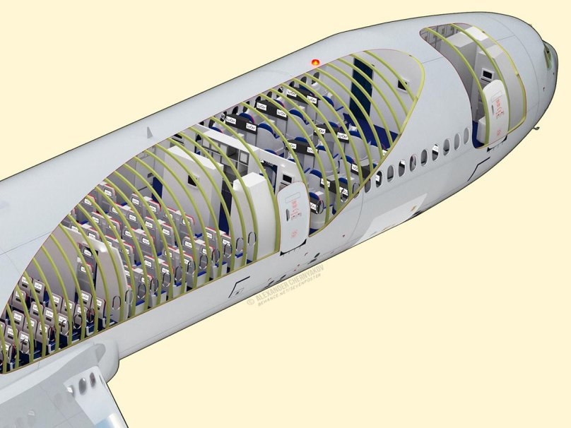 Фюзеляж самолета Боинг 777
