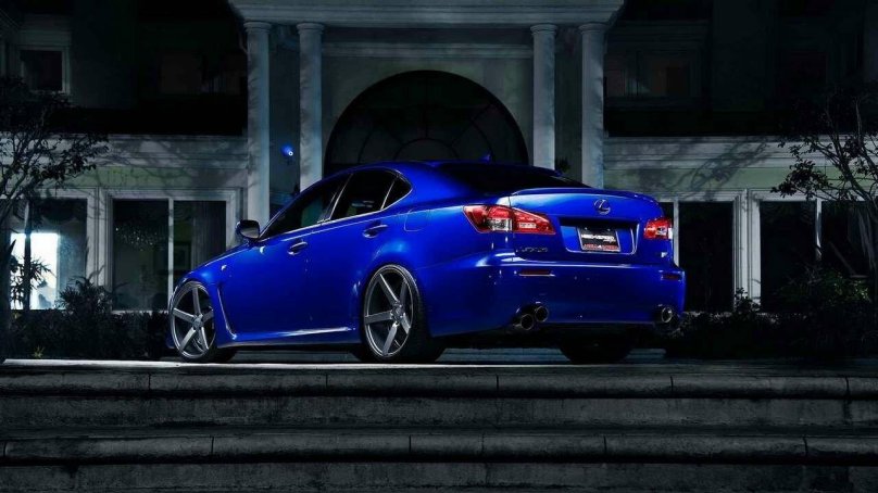 Лексус is250 синий