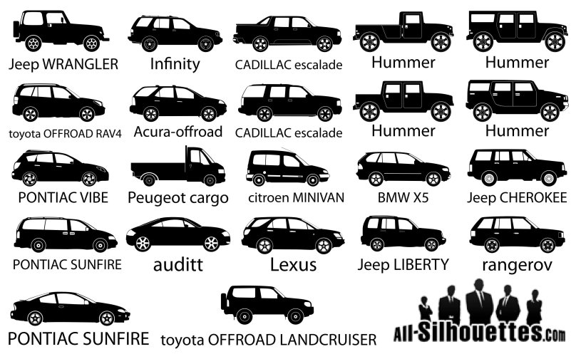 Типы кузовов автомобилей