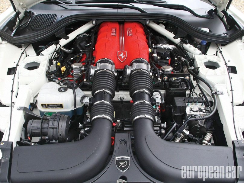 Ferrari California мотор