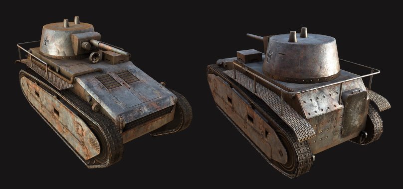 Лейхтрактор немецкий танк