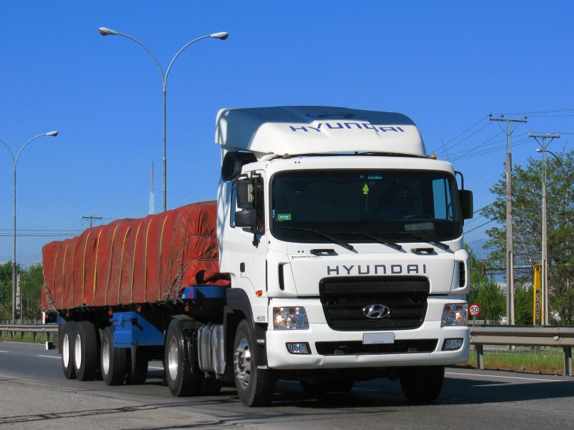 Хендай hd500 тягач