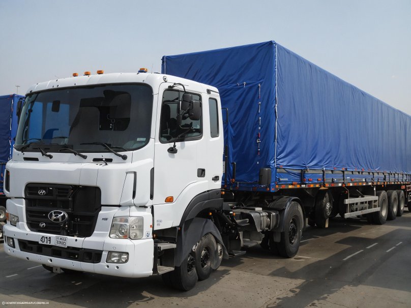 Хендай hd500 тягач