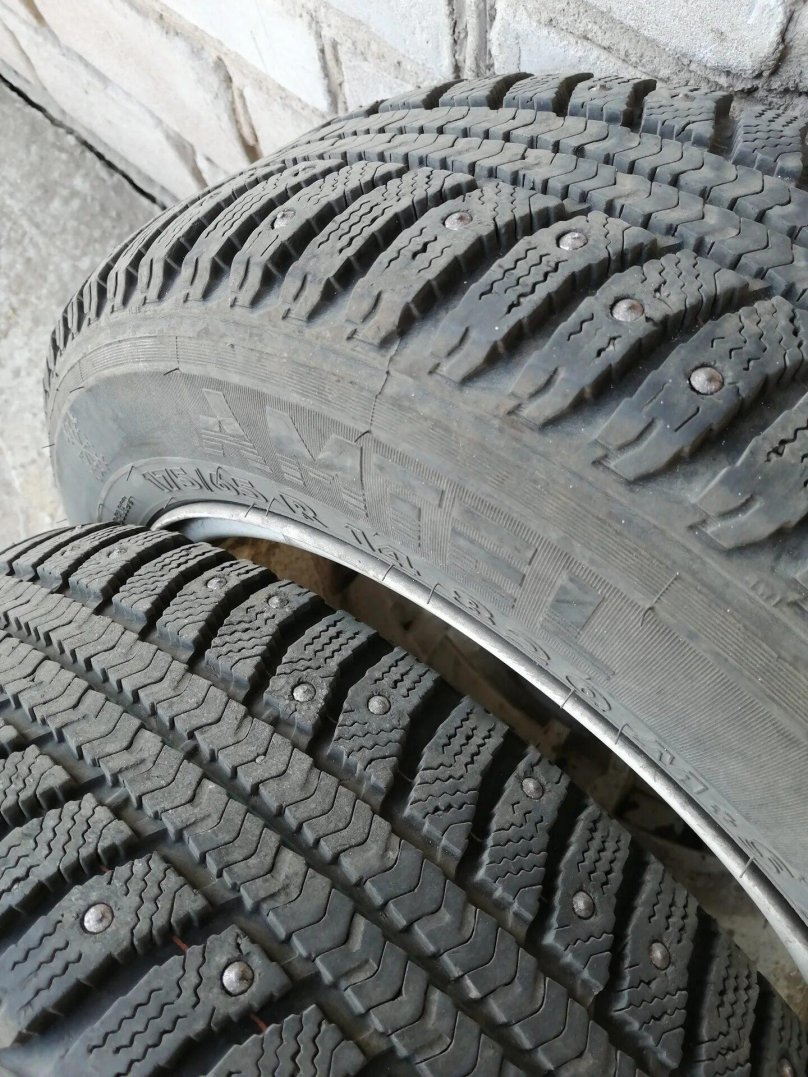 Резина зимняя Амтел р13 шипованная