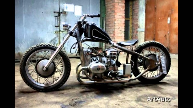 Урал мотоцикл кастом чоппер