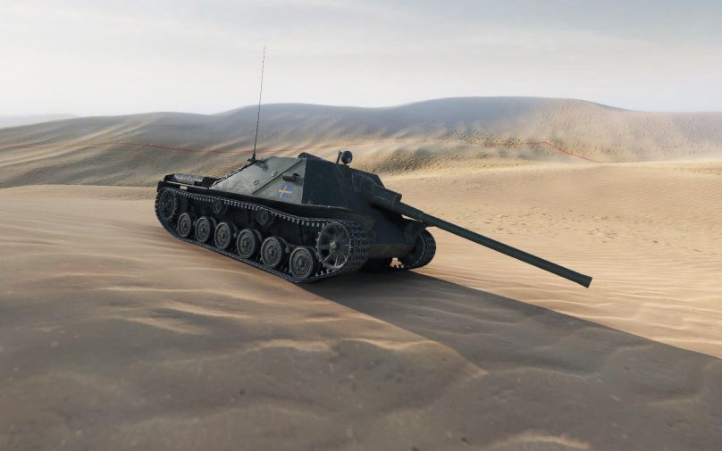 САУ Infanterikanonvagn 72