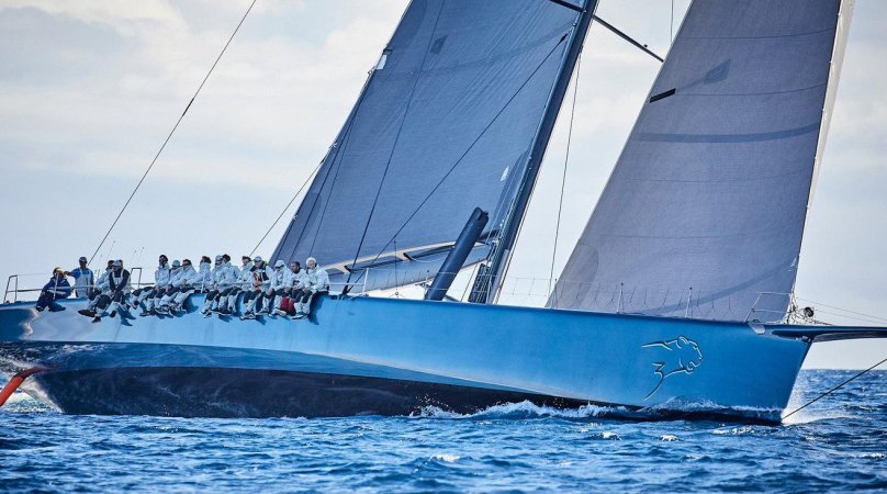 Парусная яхта леопард