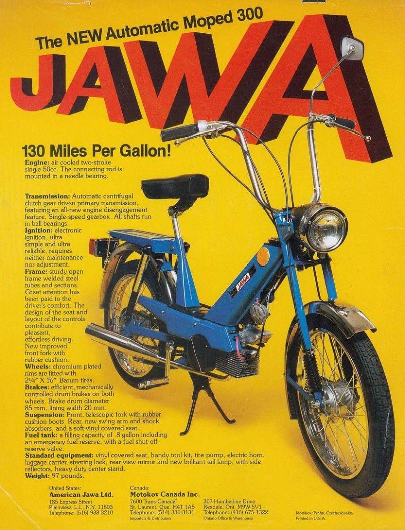 Мопед Ява бабетта