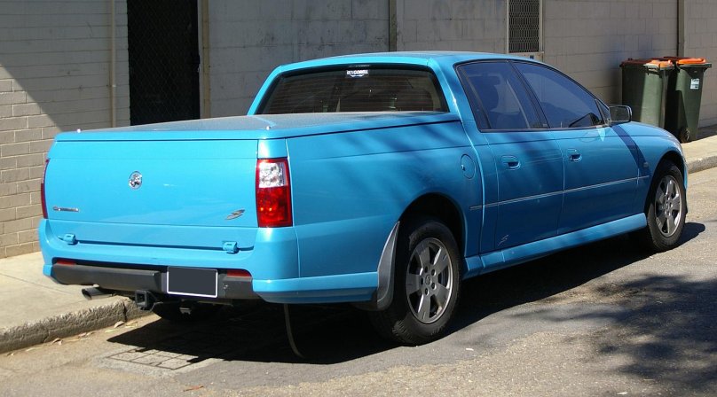 Holden ute 4 дверная с двойной кабиной