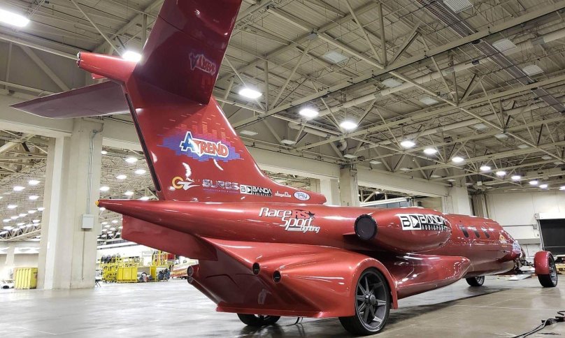 Самолет превращение в машину