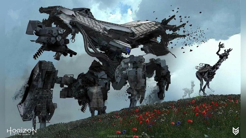 Horizon Zero Dawn робот истребитель