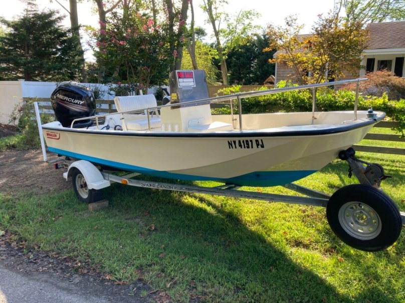 Boston Whaler Montauk 170 вид сверху