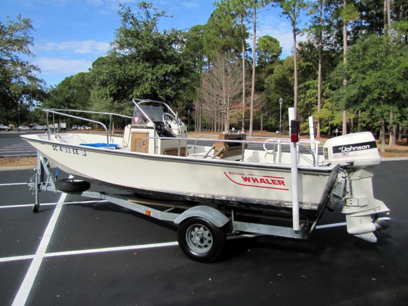Boston Whaler Montauk 150 вид сверху