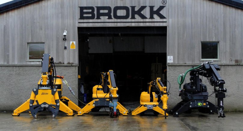 Робот-экскаватор Brokk