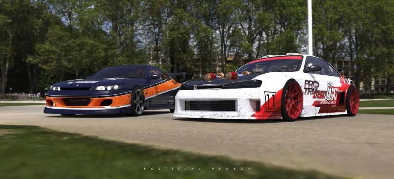 Nissan Silvia s15 Mona Lisa Форсаж