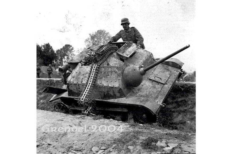 Танкетка TKS С 20-мм пушкой