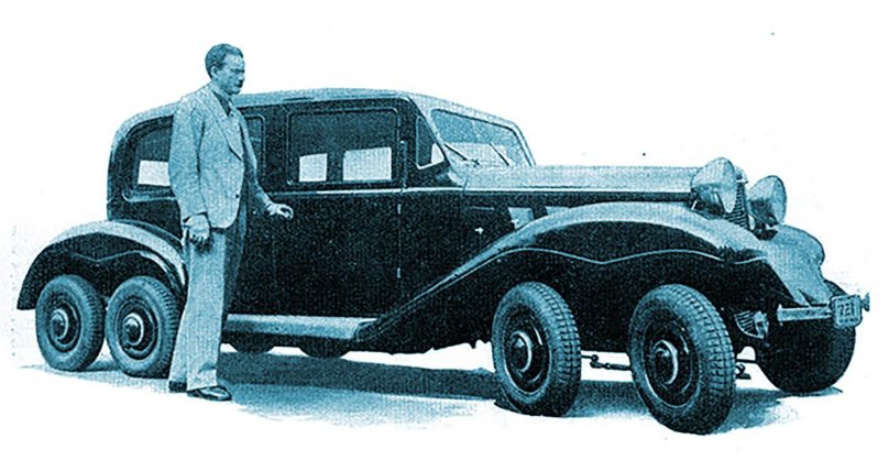 Восьмиколесный автомобиль