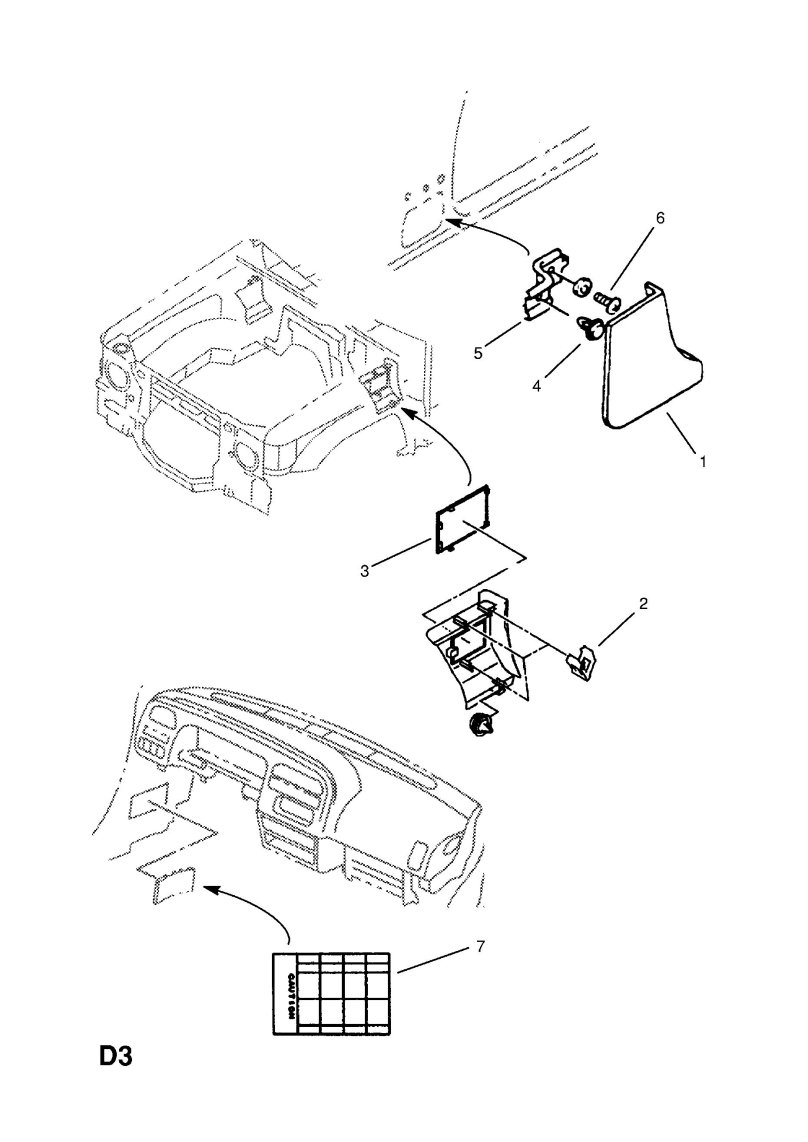 Оригинальный каталог запчастей Опель Монтерей дизель 3,1